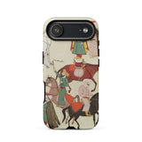 A Horse Market - Islamic School Phone Case Iphone 17 Air / Matte Beige Phone Case Colorful Horse Riders Design Durable Islamic School