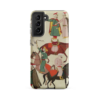 A Horse Market - Islamic School Phone Case Samsung Galaxy S21 Fe / Matte Phone Case Detailed Illustration Historical Figures Horseback
