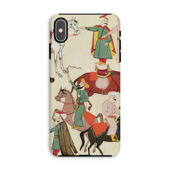 A Horse Market - Islamic School Phone Case Iphone Xs Max / Matte Phone Case Historical Illustration Islamic School Iphone, Dust-flecked