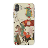 A Horse Market - Islamic School Phone Case Iphone x / Matte Phone Case Historical Illustration Islamic School Iphone, Dust-flecked Hush,