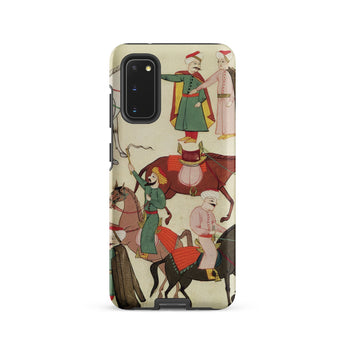 A Horse Market - Islamic School Samsung Case, Galaxy S20 / Matte, Smartphone Case Historical Illustration Figures Horses