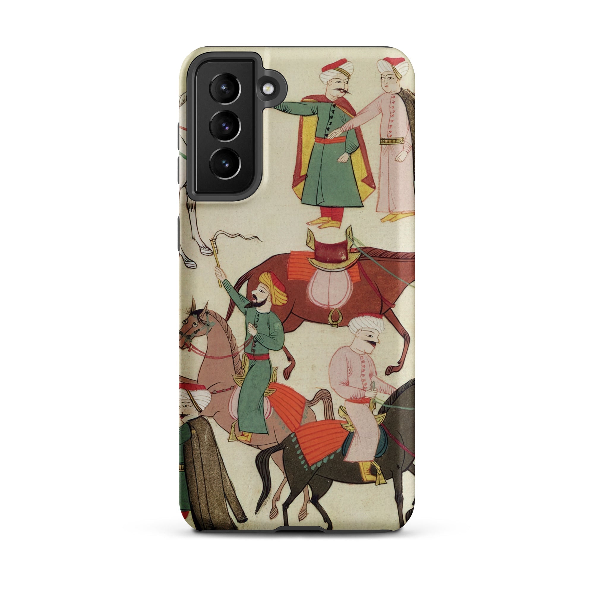 A Horse Market Islamic School Samsung Case, Galaxy S21 Plus / Matte, Smartphone Case Historical Multi Figure Painting