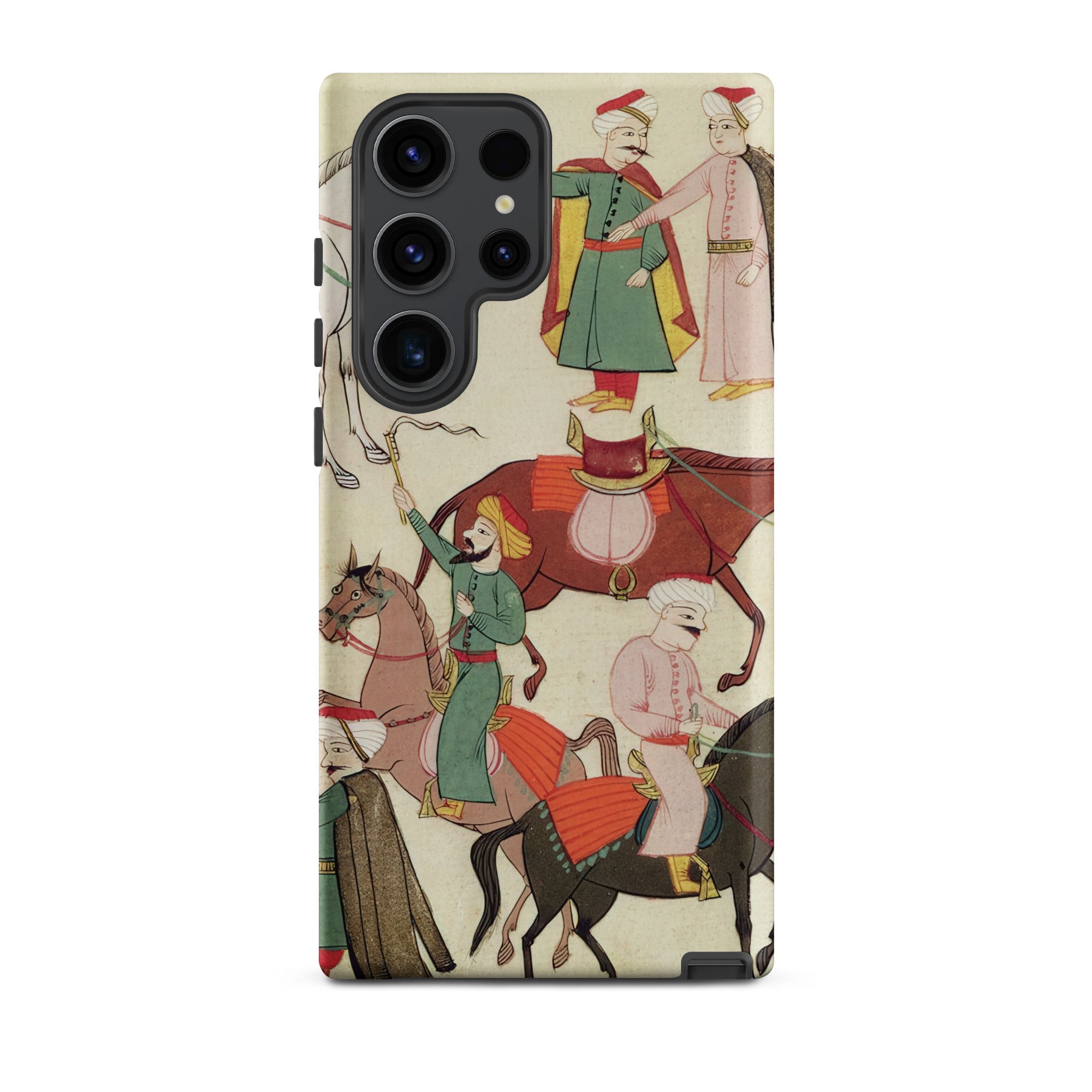 A Horse Market Islamic School Samsung Case, Galaxy S23 Ultra / Matte, Smartphone Case Historical Painting People Horses