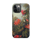 Hummingbird and Passionflowers - Martin Johnson Heade Iphone Case, 12 Pro Max / Matte, Hummingbird Passionflower Phone Case