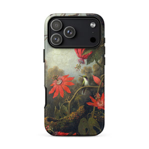 Hummingbird and Passionflowers - Martin Johnson Heade Iphone Case, 17 Pro Max / Matte, Mobile Phone Cases, Toby Leon