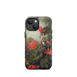 Hummingbird and Passionflowers - Martin Johnson Heade Phone Case Iphone 13 Mini / Matte Hummingbird Passionflower Phone Case Martin Johnson