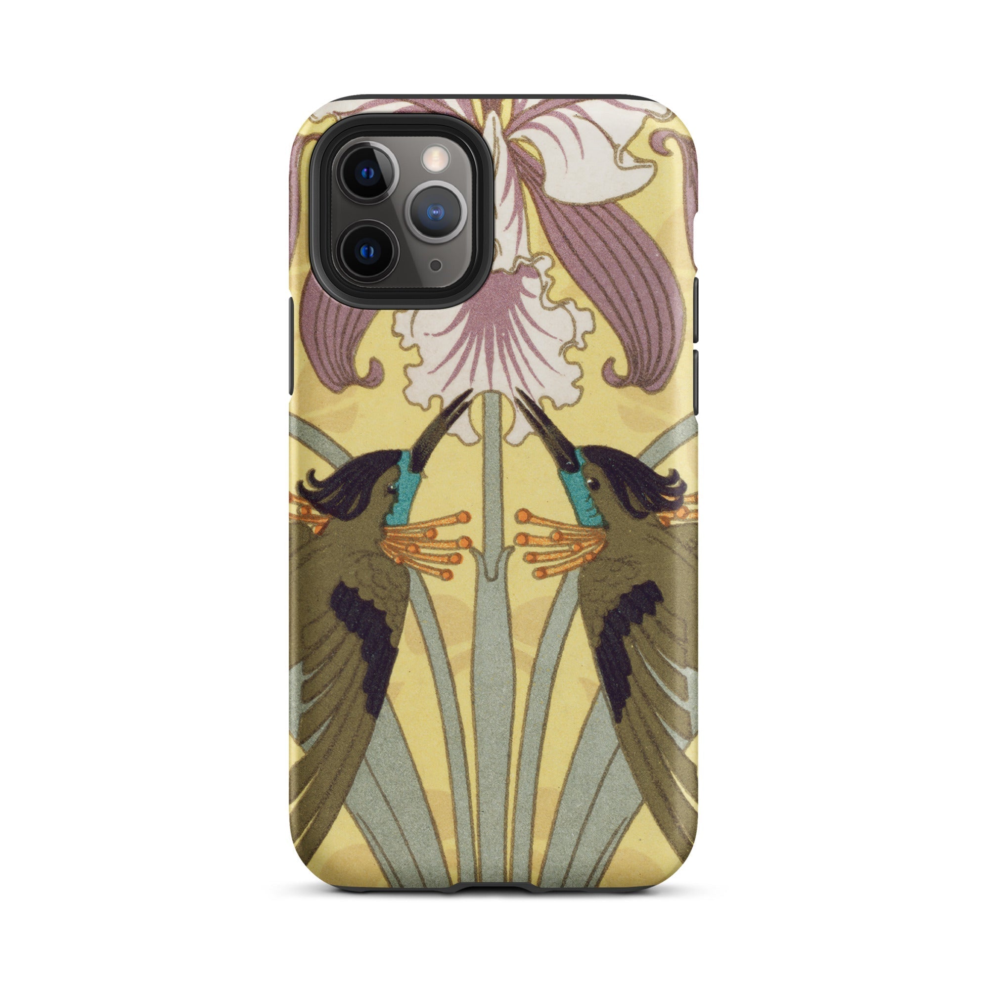 Hummingbirds and Orchids Maurice Pillard Verneuil Iphone Case, 11 Pro / Matte, Art Nouveau Phone Case