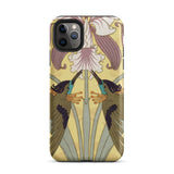 Hummingbirds and Orchids - Maurice Pillard Verneuil Iphone Case, 11 Pro Max / Matte, Art Nouveau Phone Case