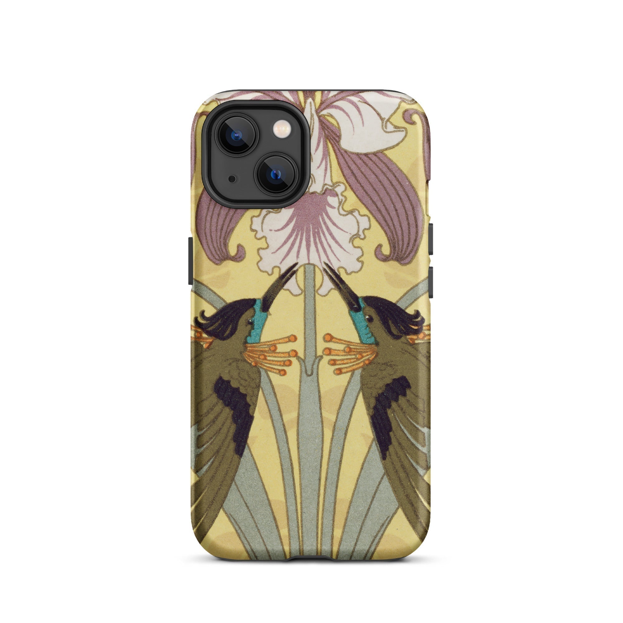 Hummingbirds and Orchids Maurice Pillard Verneuil Iphone Case, 13 / Matte, Art Nouveau Phone Case