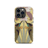 Hummingbirds and Orchids - Maurice Pillard Verneuil Iphone Case, 13 Pro / Matte, Art Nouveau Phone Case