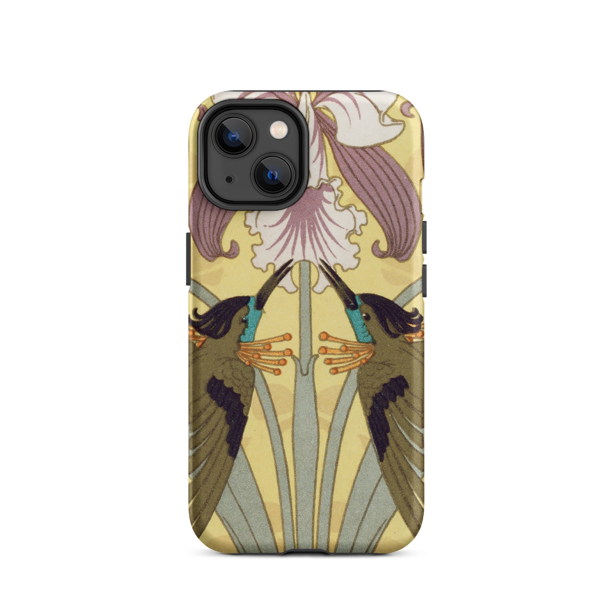 Hummingbirds and Orchids Maurice Pillard Verneuil Iphone Case, 14 / Matte, Art Nouveau Phone Case