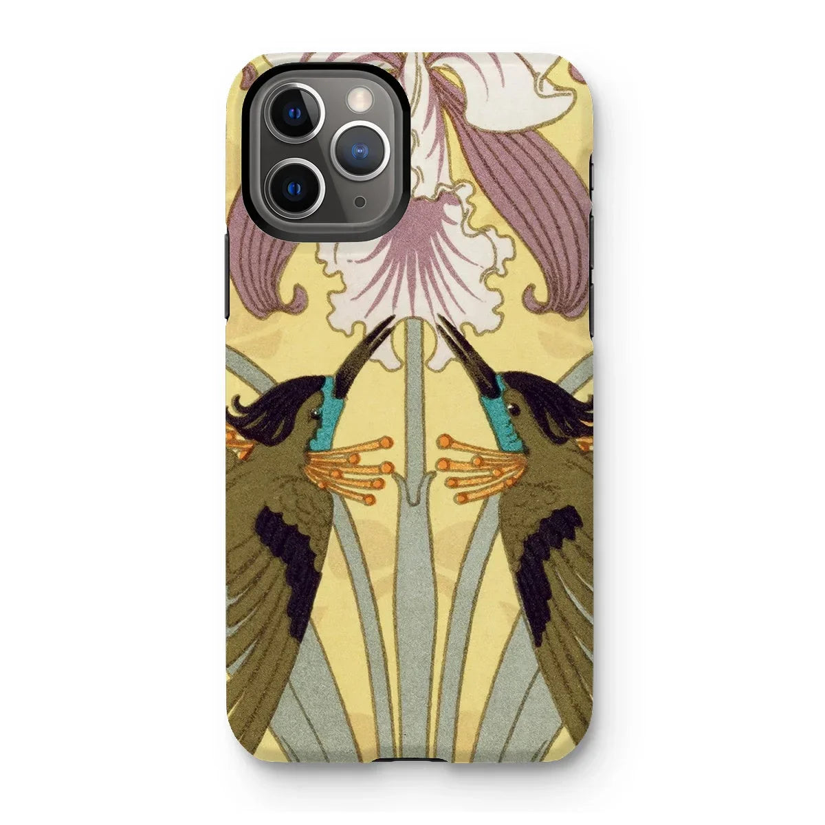 Hummingbirds and Orchids - Maurice Pillard Verneuil Iphone Case - 11 Pro / Matte