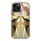 Hummingbirds and Orchids - Maurice Pillard Verneuil Iphone Case - 13 Pro Max / Matte