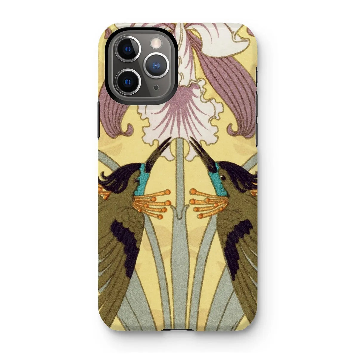 Hummingbirds And Orchids Phone Case - Maurice Pillard Verneuil - Iphone 11 Pro / Matte - Mobile Phone Cases - Aesthetic