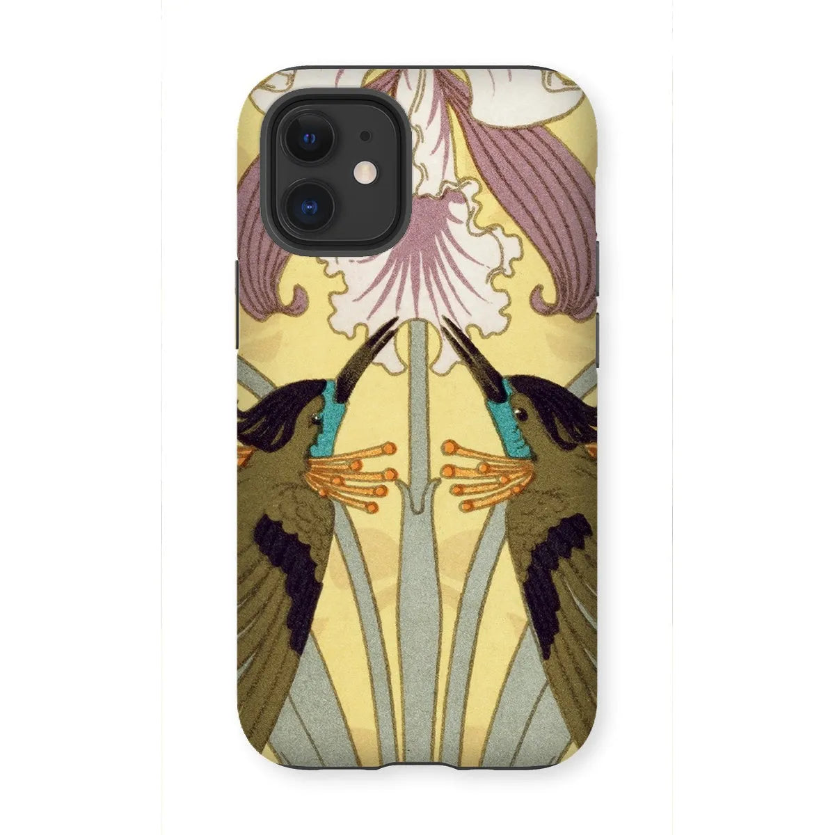 Hummingbirds And Orchids Phone Case - Maurice Pillard Verneuil - Iphone 12 Mini / Matte - Mobile Phone Cases