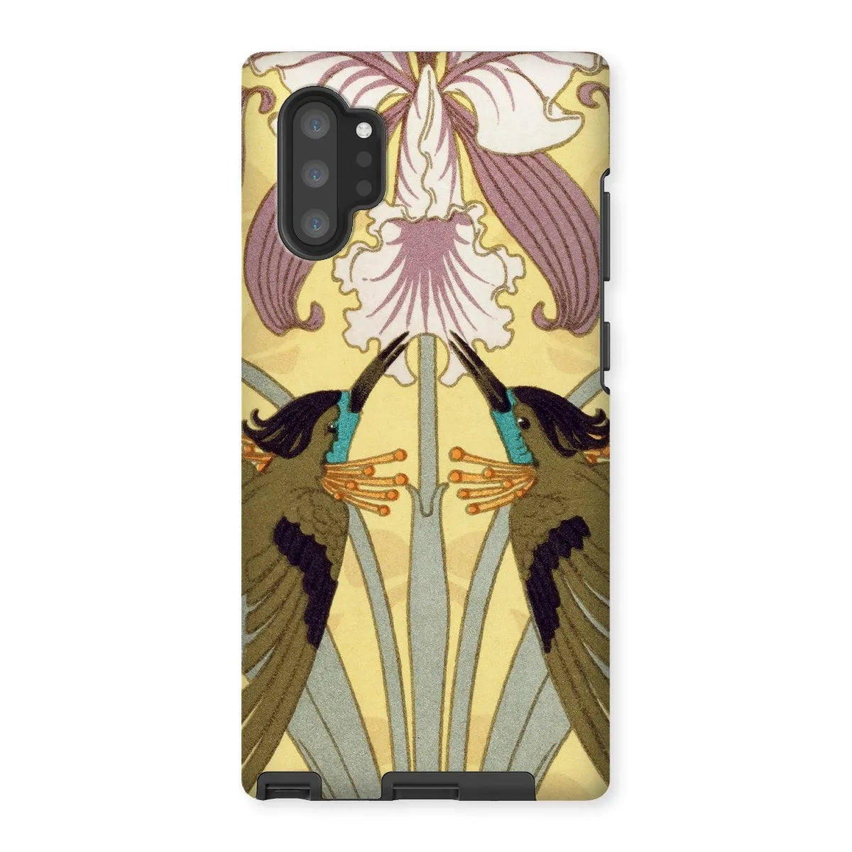 Hummingbirds And Orchids Phone Case - Maurice Pillard Verneuil - Samsung Galaxy Note 10p / Matte - Mobile Phone Cases