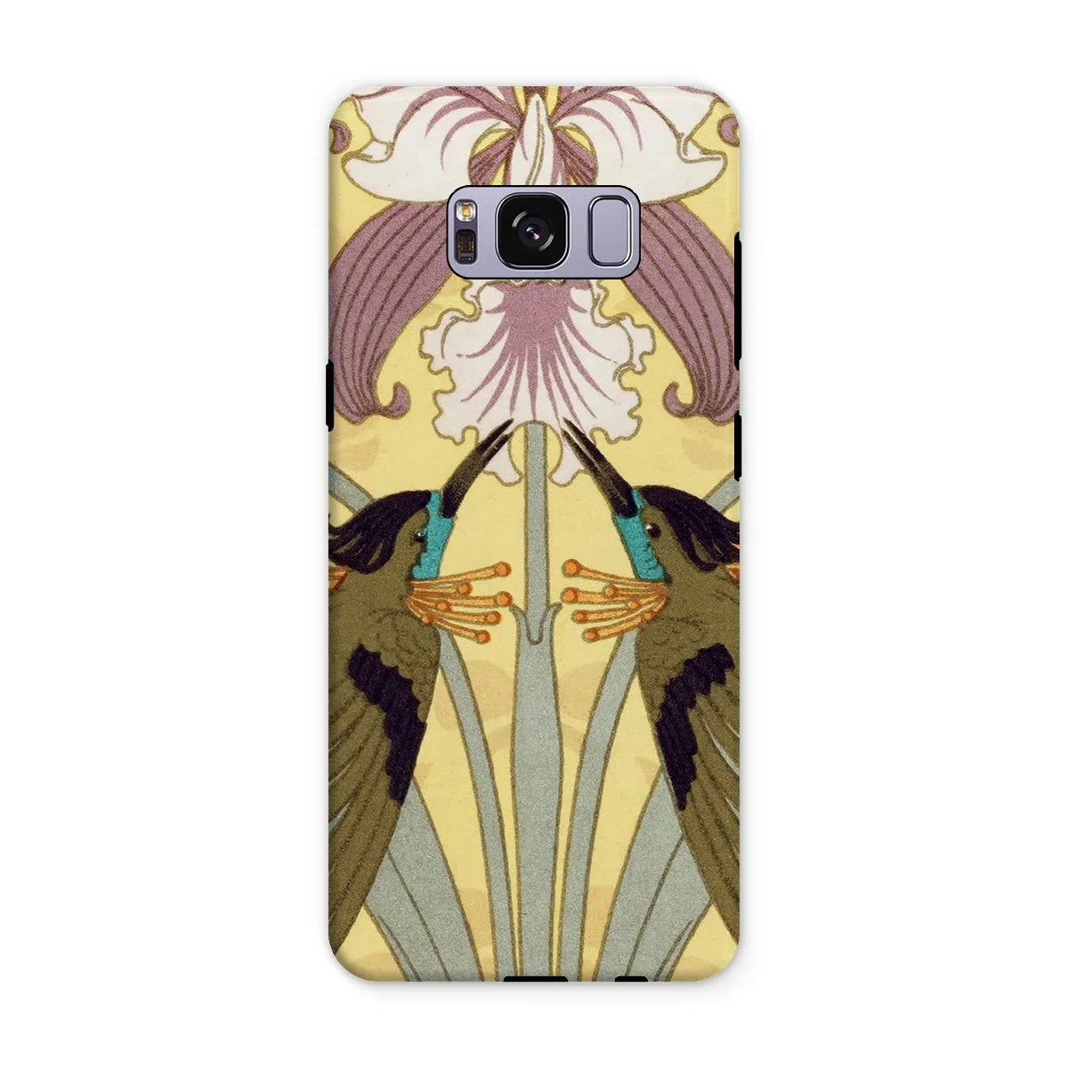 Hummingbirds And Orchids Phone Case - Maurice Pillard Verneuil - Samsung Galaxy S8 Plus / Matte - Mobile Phone Cases