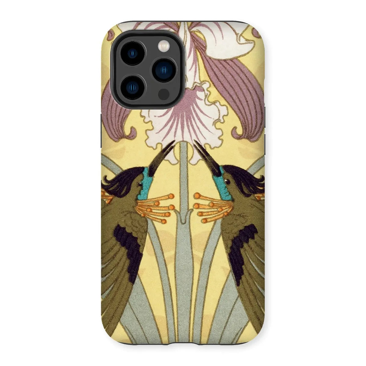 Hummingbirds And Orchids Phone Case - Maurice Pillard Verneuil - Iphone 14 Pro Max / Matte - Mobile Phone Cases