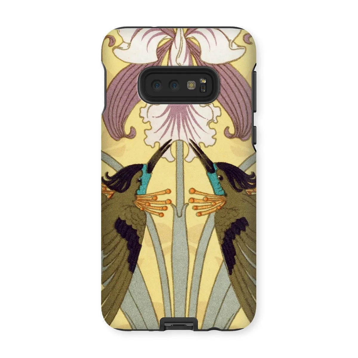 Hummingbirds And Orchids Phone Case - Maurice Pillard Verneuil - Samsung Galaxy S10e / Matte - Mobile Phone Cases