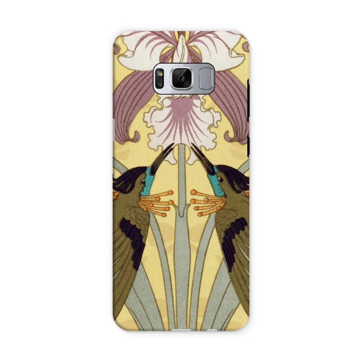 Hummingbirds And Orchids Phone Case - Maurice Pillard Verneuil - Samsung Galaxy S8 / Matte - Mobile Phone Cases