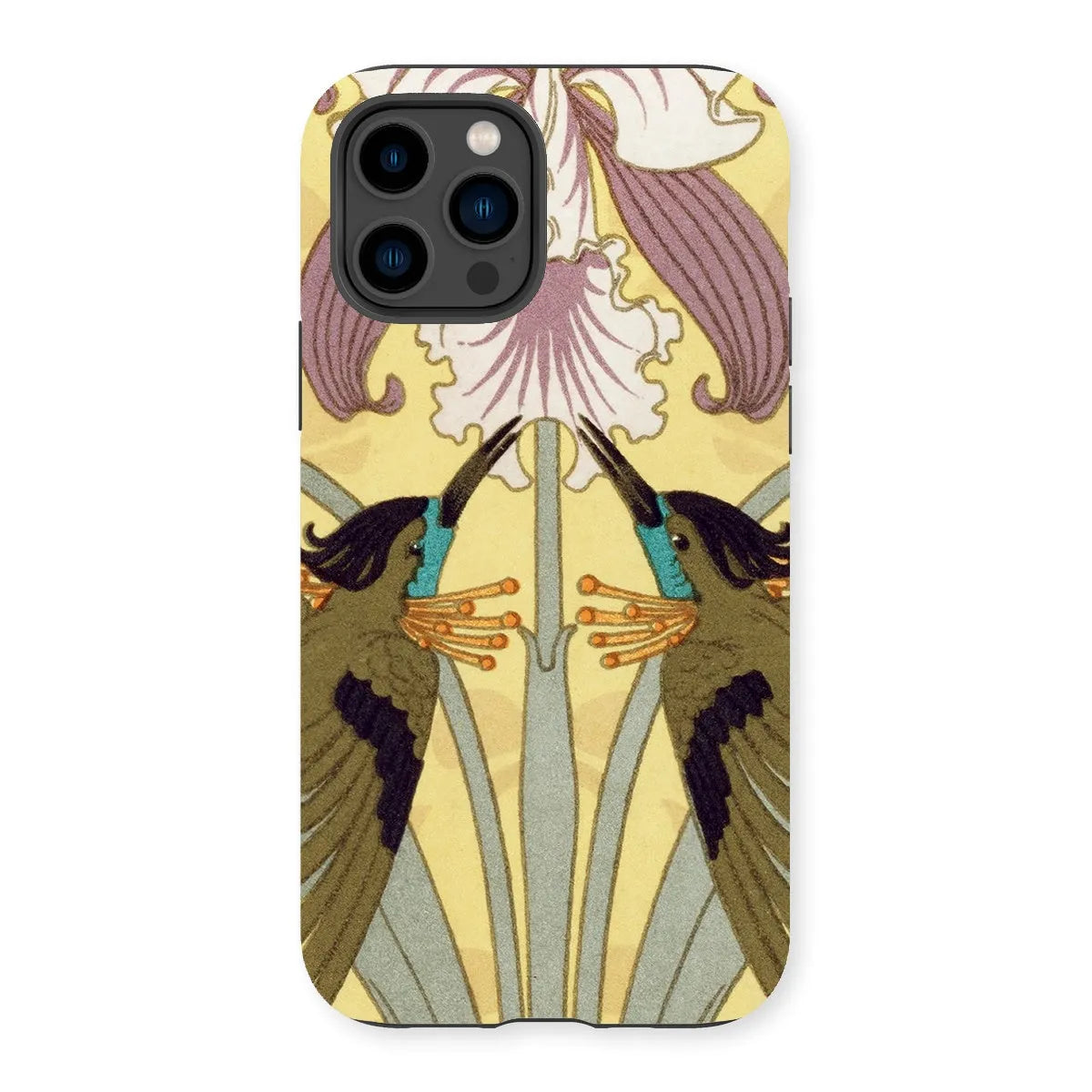 Hummingbirds And Orchids Phone Case - Maurice Pillard Verneuil - Iphone 14 Pro / Matte - Mobile Phone Cases - Aesthetic