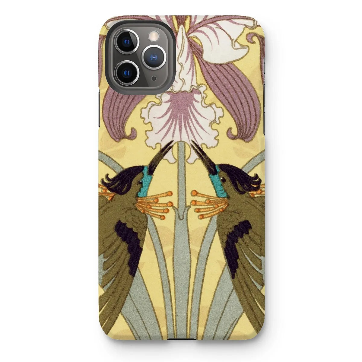 Hummingbirds And Orchids Phone Case - Maurice Pillard Verneuil - Iphone 11 Pro Max / Matte - Mobile Phone Cases