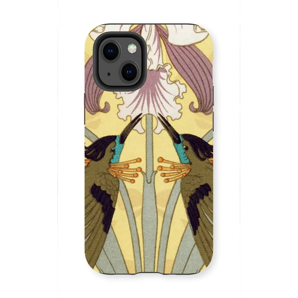 Hummingbirds And Orchids Phone Case - Maurice Pillard Verneuil - Iphone 13 Mini / Matte - Mobile Phone Cases