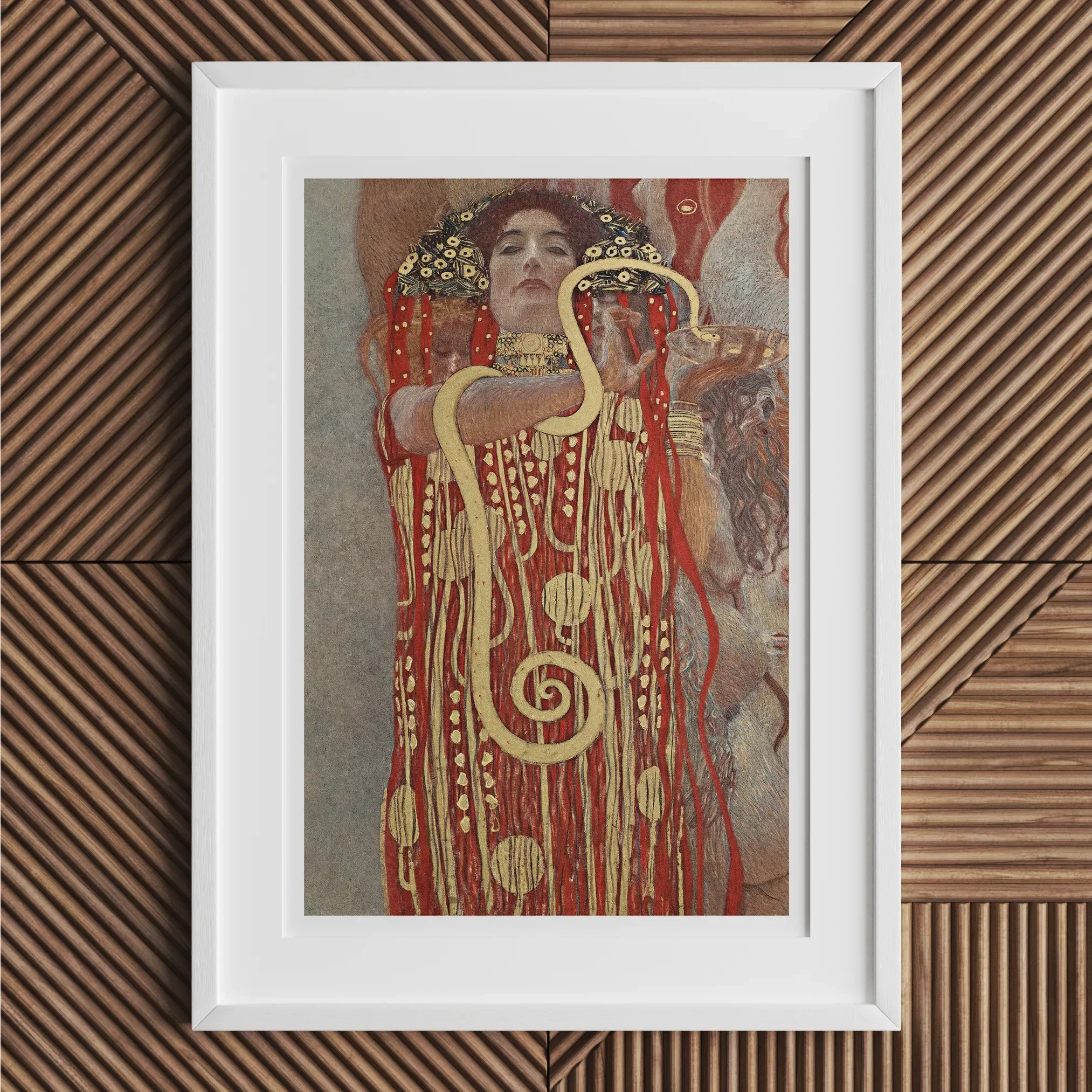 Hygieia - Gustav Klimt Ancient Goddess Art Print Posters Prints & Visual Artwork