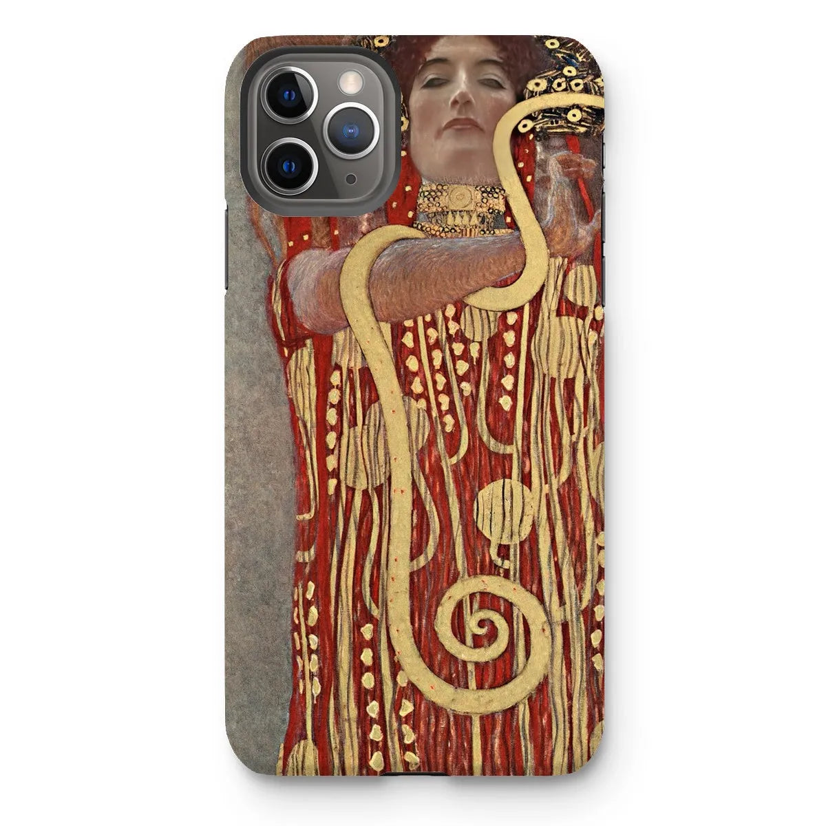 Hygieia - Gustav Klimt Ancient Greek Goddess Art Phone Case - Iphone 11 Pro Max / Matte - Mobile Phone Cases