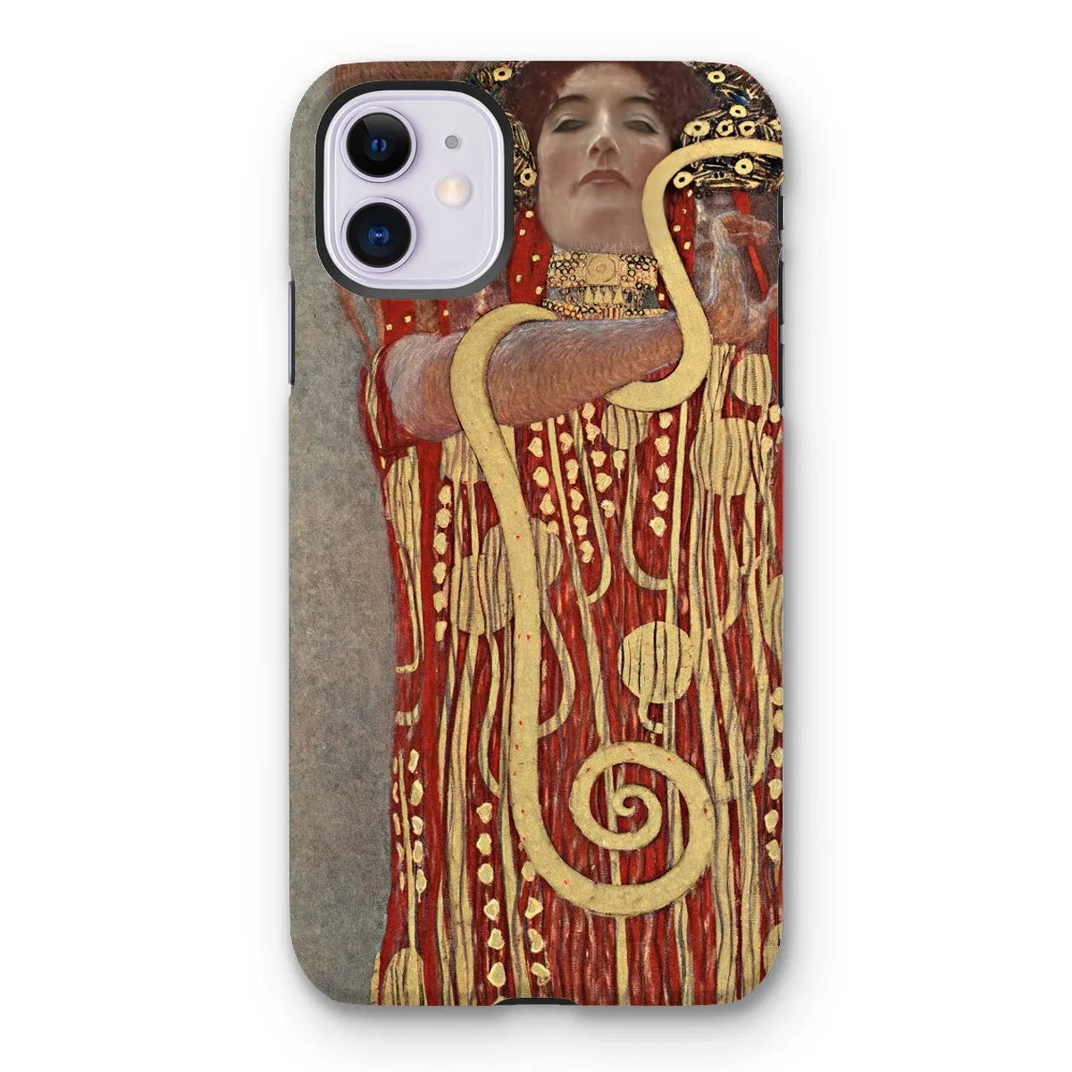 Hygieia - Gustav Klimt Ancient Greek Goddess Art Phone Case - Iphone 11 / Matte - Mobile Phone Cases - Aesthetic Art