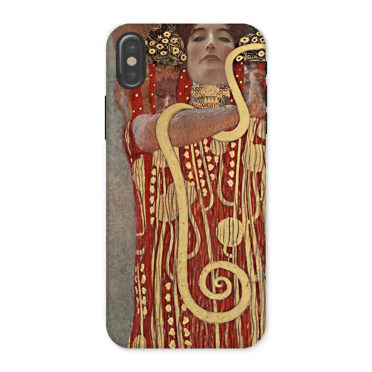 Hygieia - Gustav Klimt Ancient Greek Goddess Art Phone Case - Iphone x / Matte - Mobile Phone Cases - Aesthetic Art