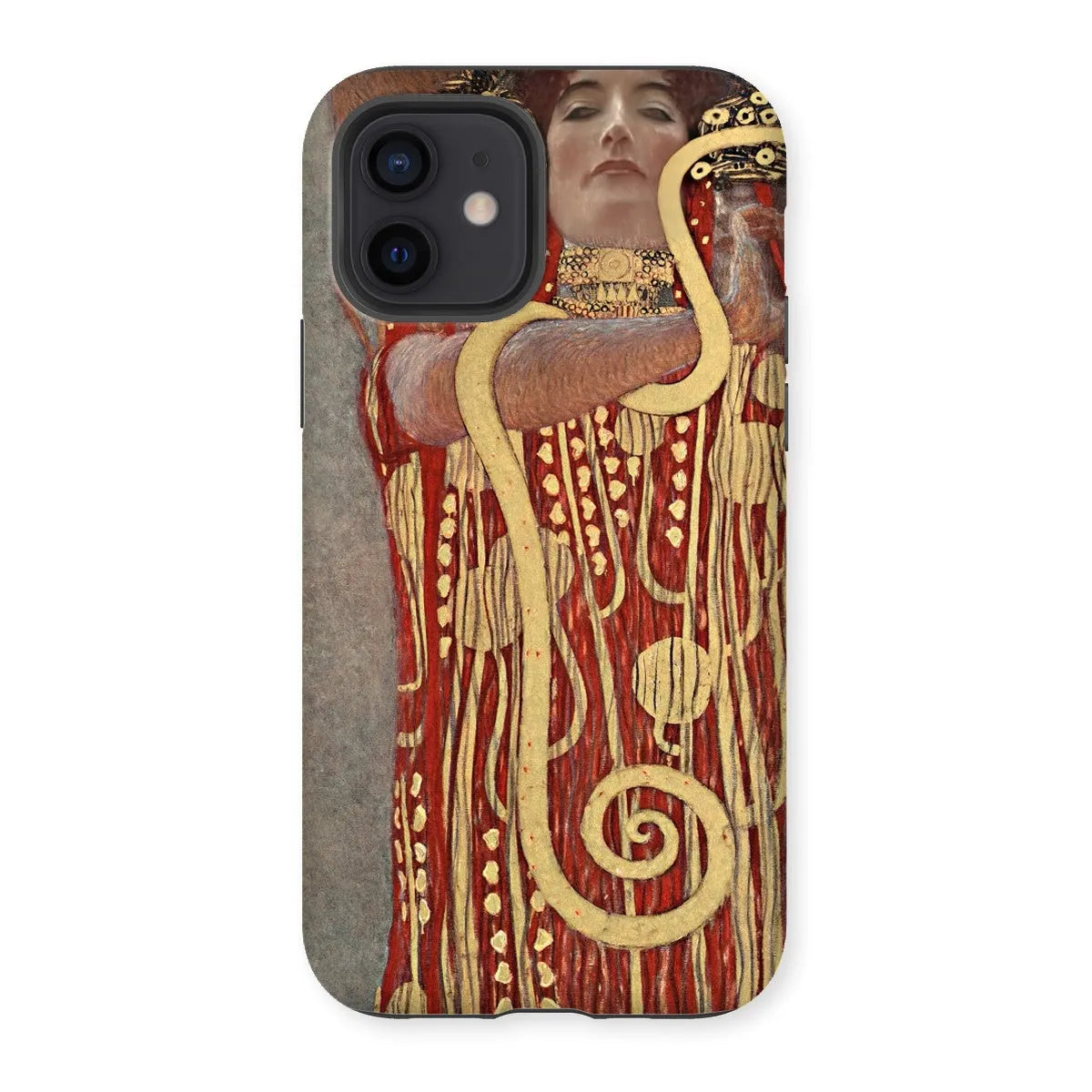 Hygieia - Gustav Klimt Ancient Greek Goddess Art Phone Case - Iphone 12 / Matte - Mobile Phone Cases - Aesthetic Art