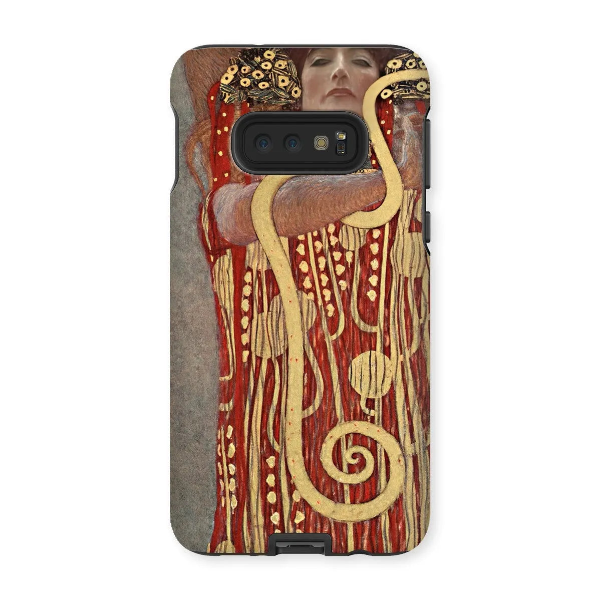Hygieia - Gustav Klimt Ancient Greek Goddess Art Phone Case - Samsung Galaxy S10e / Matte - Mobile Phone Cases