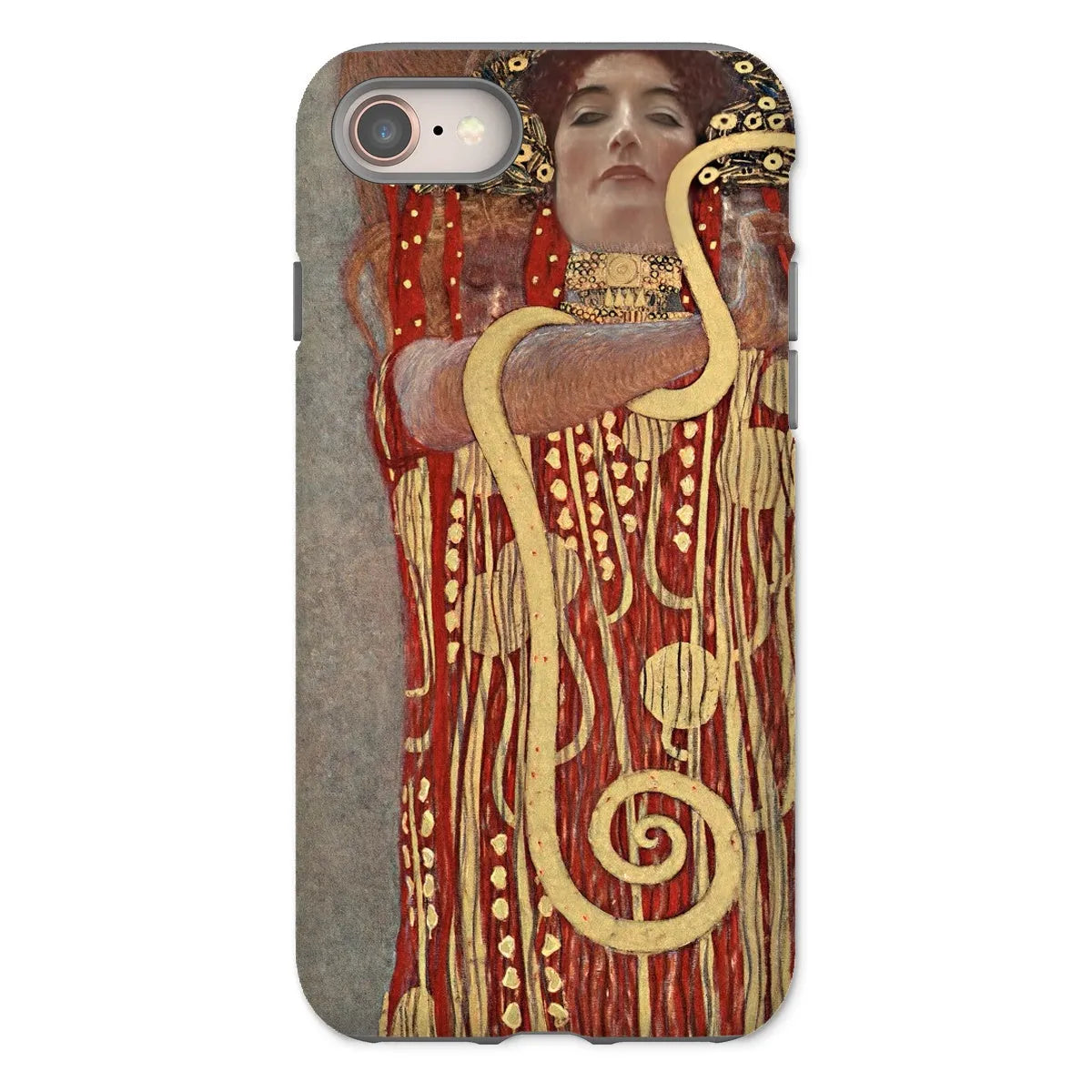 Hygieia - Gustav Klimt Ancient Greek Goddess Art Phone Case - Iphone 8 / Matte - Mobile Phone Cases - Aesthetic Art