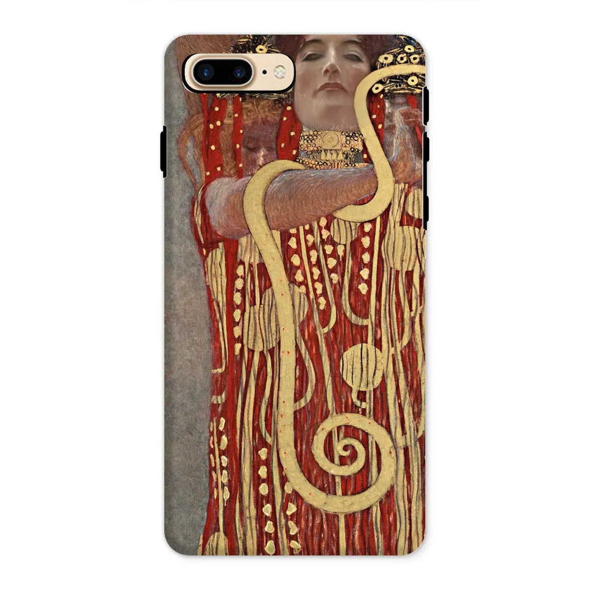 Hygieia - Gustav Klimt Ancient Greek Goddess Art Phone Case - Iphone 8 Plus / Matte - Mobile Phone Cases - Aesthetic Art