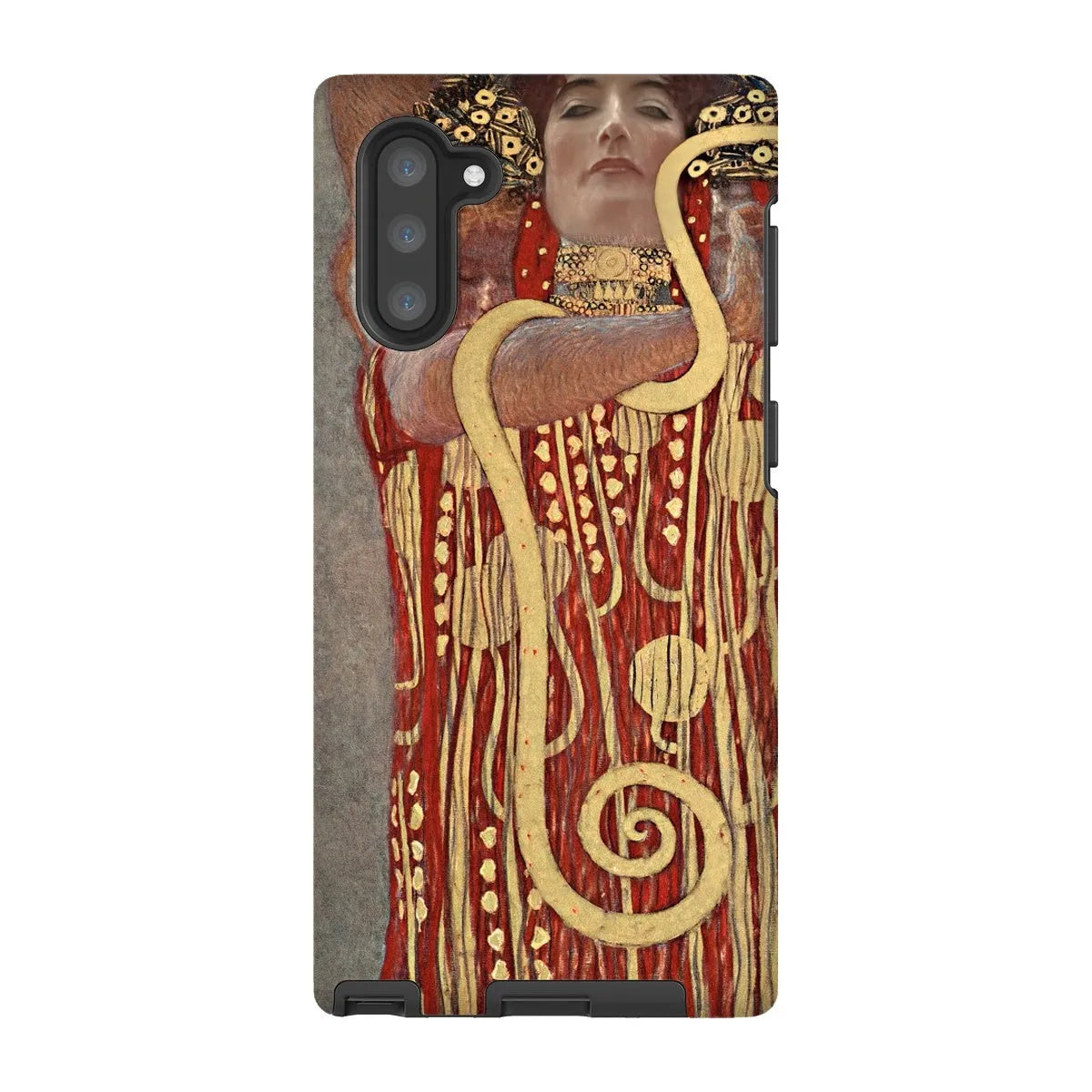Hygieia - Gustav Klimt Ancient Greek Goddess Art Phone Case - Samsung Galaxy Note 10 / Matte - Mobile Phone Cases