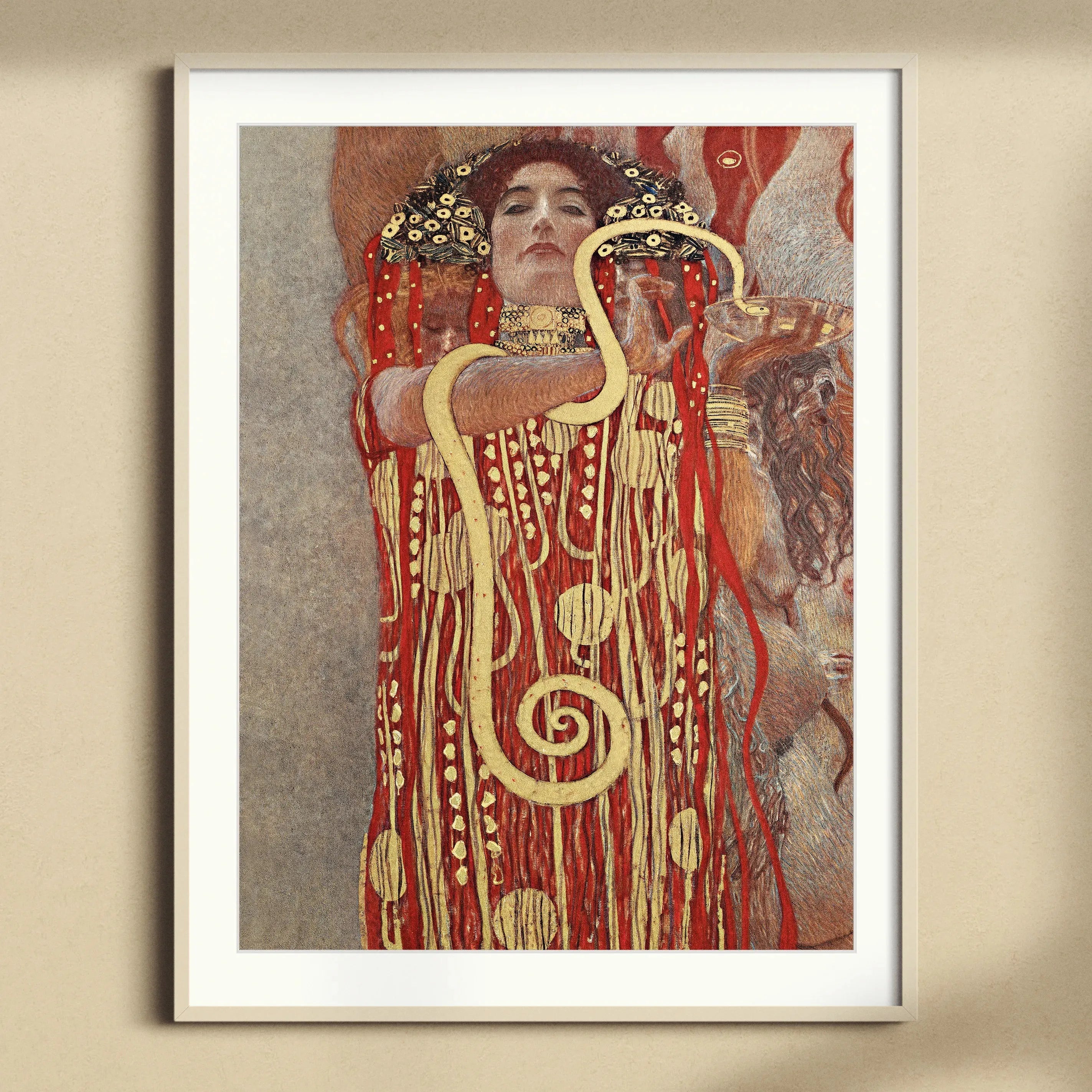 Hygieia By Gustav Klimt Framed & Mounted Print - Posters Prints & Visual Artwork - Aesthetic Art