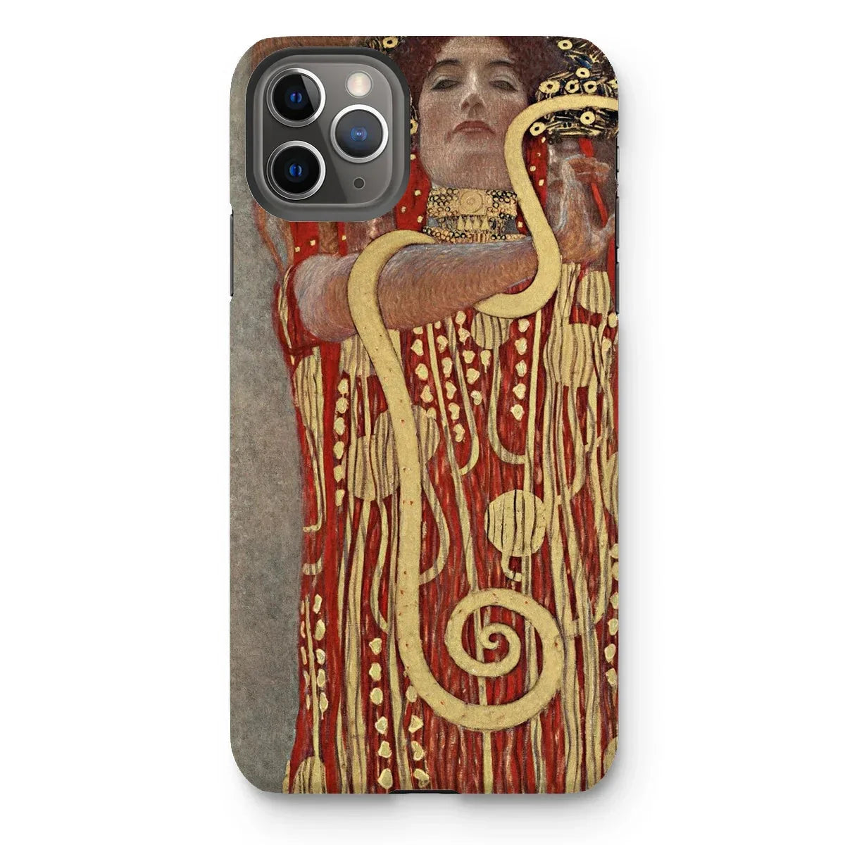 Hygieia - Gustav Klimt Greek Goddess Iphone Case, 11 Pro Max / Matte, Iphone Case Reproduction Gustav Klimt’s Hygieia Painting