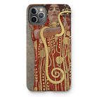 Hygieia - Gustav Klimt Greek Goddess Iphone Case, 11 Pro Max / Matte, Iphone Case Reproduction Gustav Klimt’s Hygieia Painting