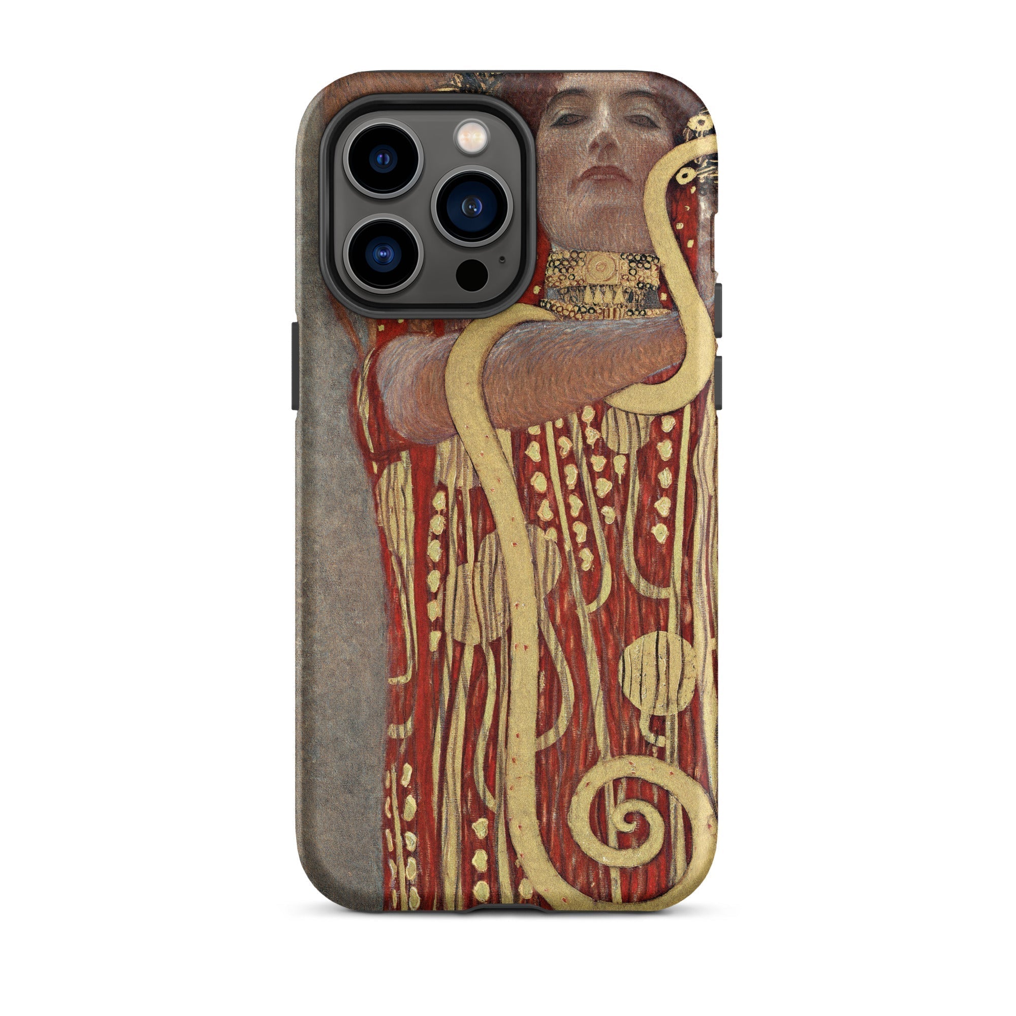 Hygieia Gustav Klimt Greek Goddess Iphone Case, 14 Pro Max / Matte, Phone Case Klimt Painting