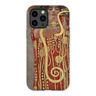 Hygieia - Gustav Klimt Greek Goddess Iphone Case 14 Pro Max / Matte Mobile Phone Cases