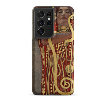 Hygieia - Gustav Klimt Greek Goddess Phone Case, Samsung Galaxy S21 Ultra / Matte, Mobile Cases, Toby Leon