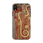 Hygieia - Gustav Klimt Greek Goddess Iphone Case, Xr / Matte, Phone Case Reproduction Gustav Klimt’s Hygieia Artwork