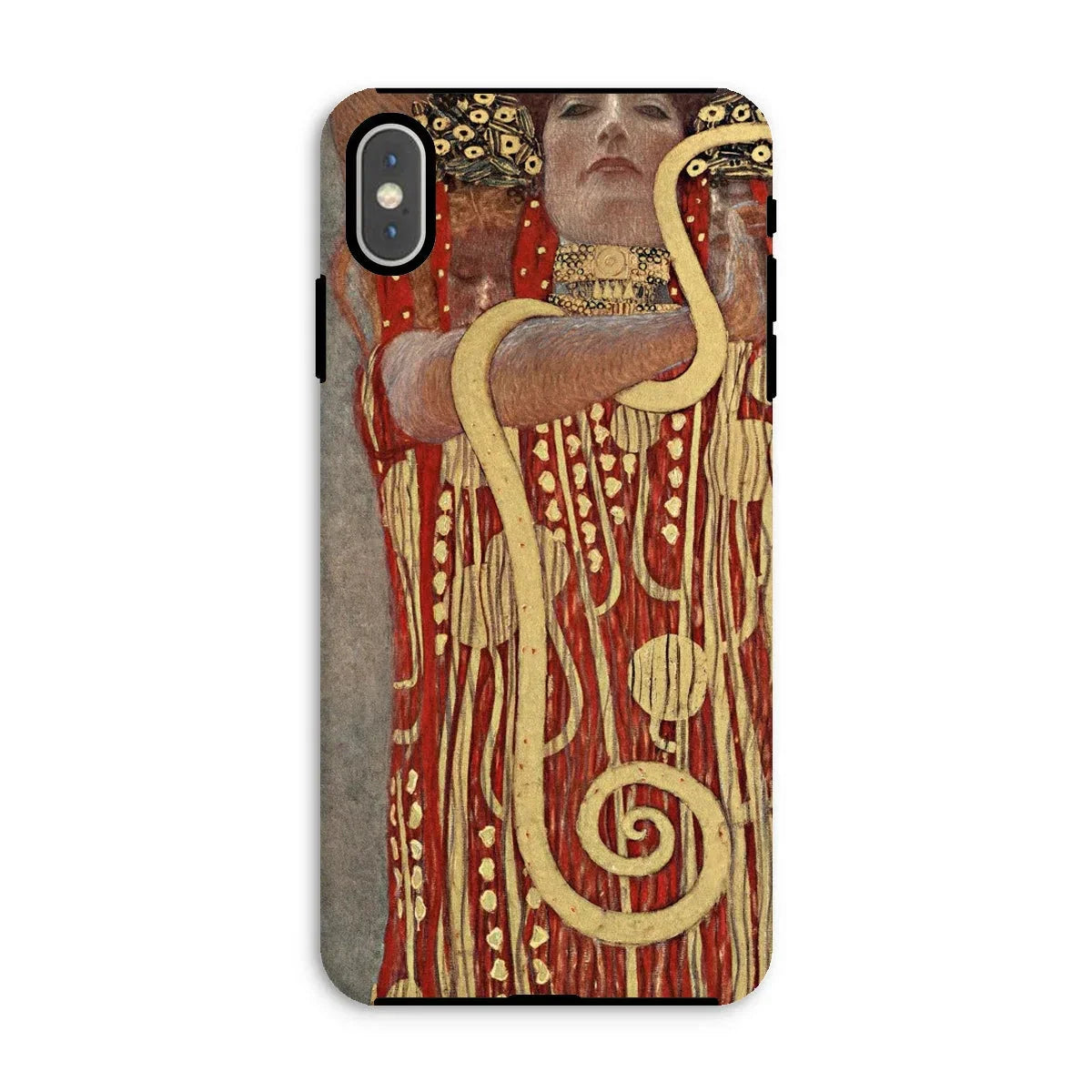 Hygieia - Gustav Klimt Greek Goddess Iphone Case, Xs Max / Matte, Phone Case Reproduction Gustav Klimt’s Hygieia Painting