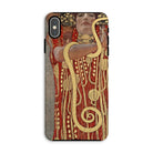 Hygieia - Gustav Klimt Greek Goddess Iphone Case, Xs Max / Matte, Phone Case Reproduction Gustav Klimt’s Hygieia Painting