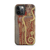 Hygieia - Gustav Klimt Greek Goddess Phone Case Iphone 12 Pro Max / Matte Art Nouveau Phone Case Gustav Klimt Ancient, Greek Goddess Art,