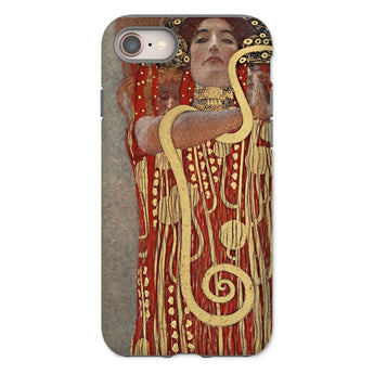 Hygieia - Gustav Klimt Greek Goddess Phone Case Iphone 8 / Matte Phone Case Reproduction Gustav Klimt’s Hygieia Painting Klimt Ancient,