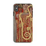 Hygieia - Gustav Klimt Greek Goddess Phone Case Iphone Xs Max / Matte Phone Case Reproduction Gustav Klimt’s Hygieia Painting Klimt