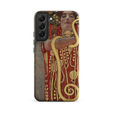Hygieia - Gustav Klimt Greek Goddess Samsung Case, Galaxy S22 Plus / Matte, Smartphone Case Classical Painting Woman Snake