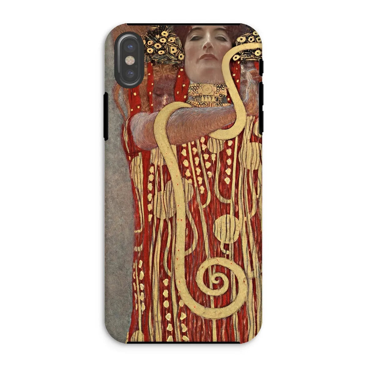 Hygieia - Vienna Succession Phone Case - Gustav Klimt - Iphone Xs / Matte - Mobile Phone Cases - Aesthetic Art